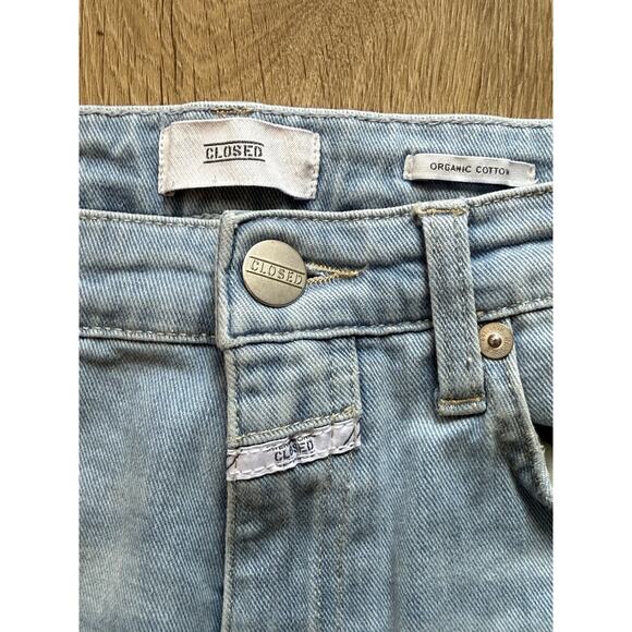 Closed Glow Up High Rise Wide Leg Jeans Women’s 26 Light Blue. C91304-03-CH - Picture 3 of 10